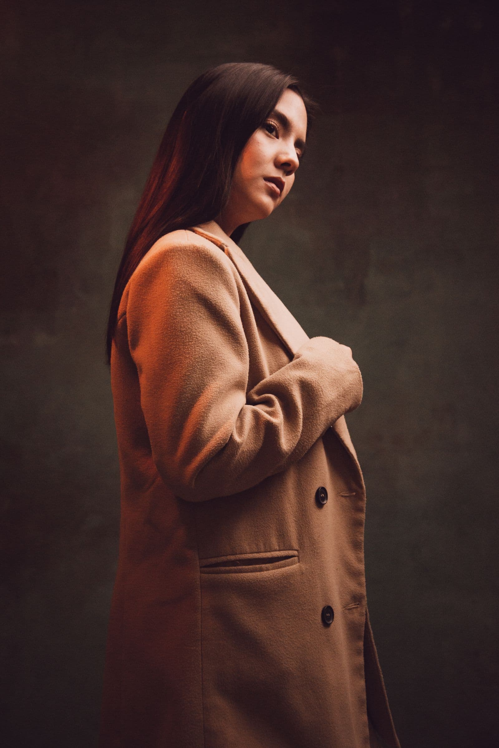 Tailored wool coat